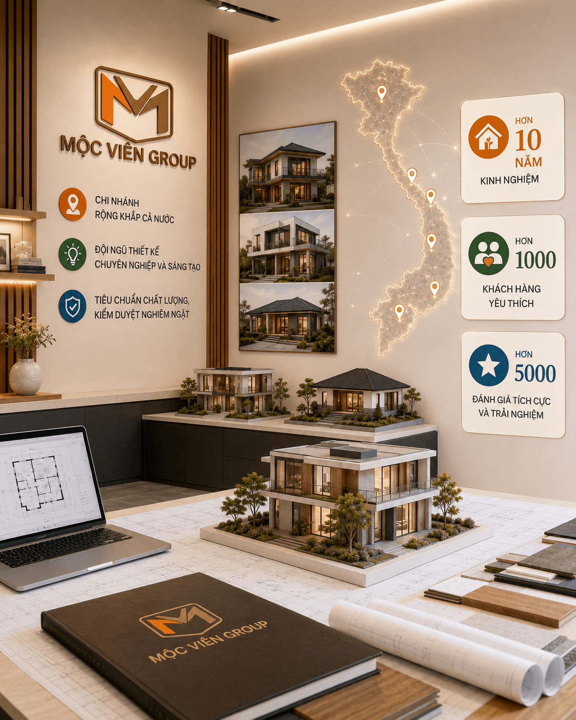 Mộc Viên thi công nhà ở trọn gói
