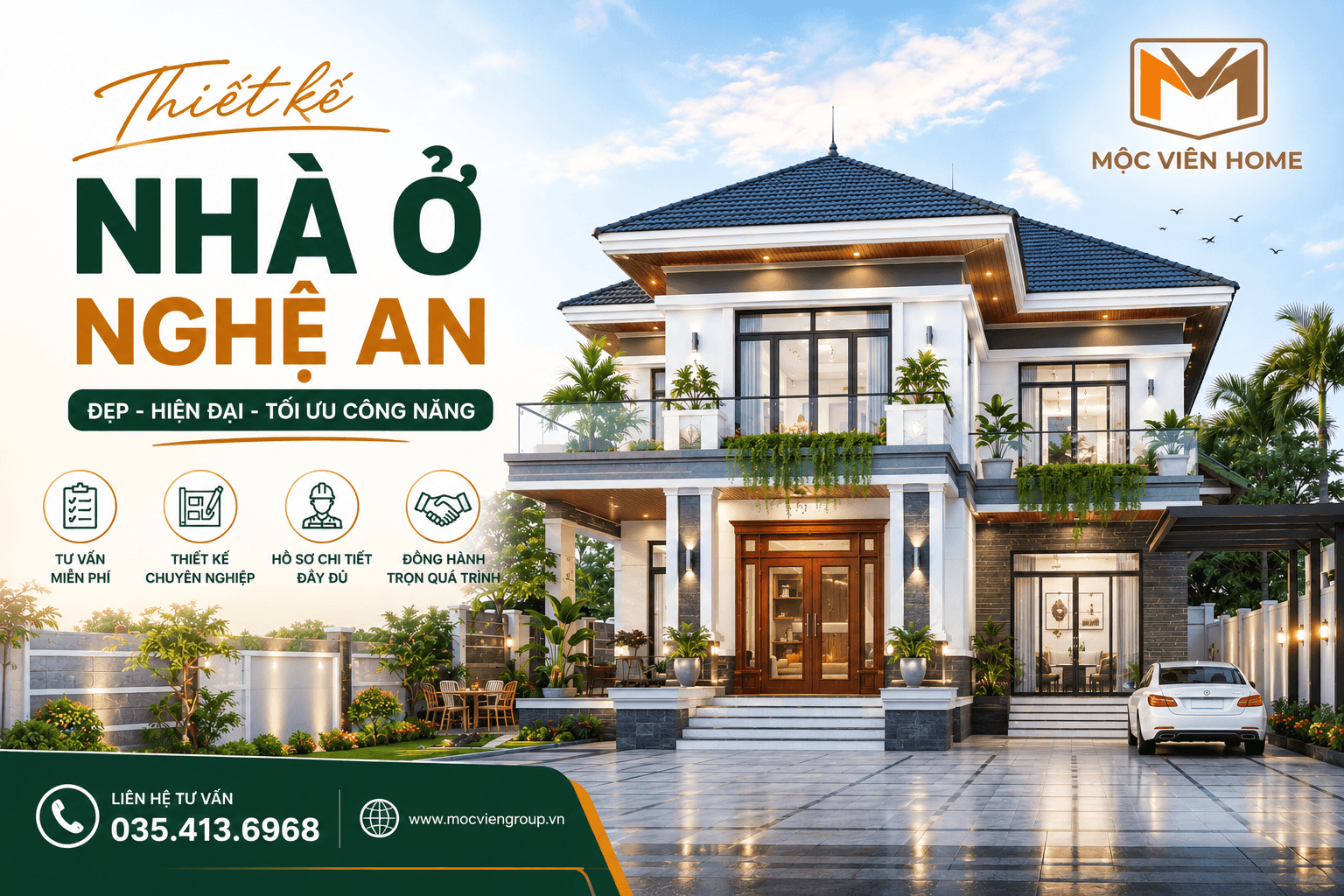 Thiết kế nhà ở Nghệ An