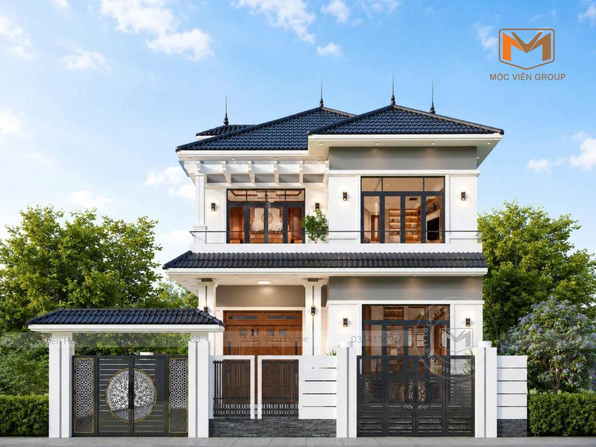 Thiết kế nhà mái Nhật tại Nghệ An