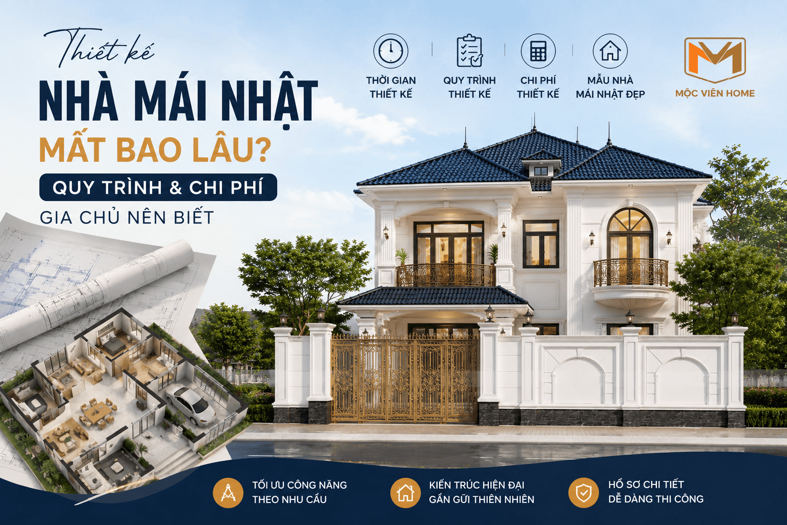 Thiết Kế Nhà Mái Nhật Mất Bao Lâu? Quy Trình Và Chi Phí Gia Chủ Nên Biết
